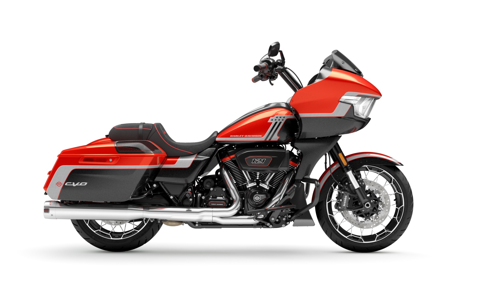 Harley Davidson 2024 CVO™ Road Glide™ - Legendary Orange - Chrome Finish