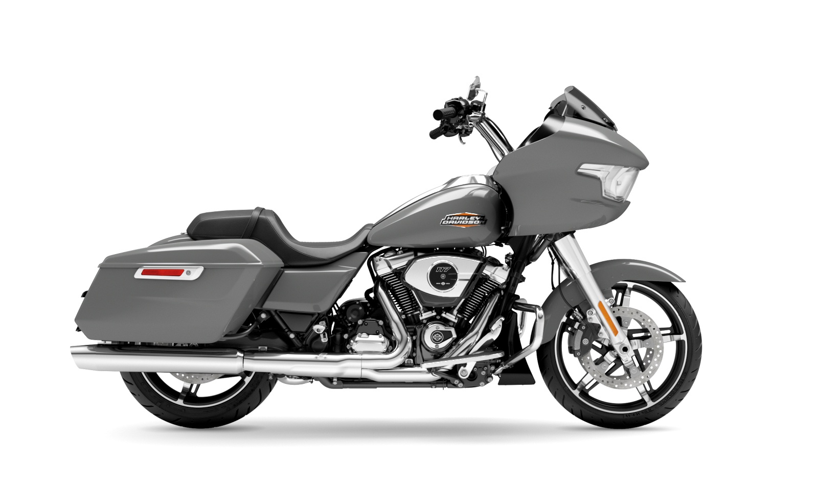 Harley Davidson 2024 Road Glide™ - Billiard Gray - Chrome Finish
