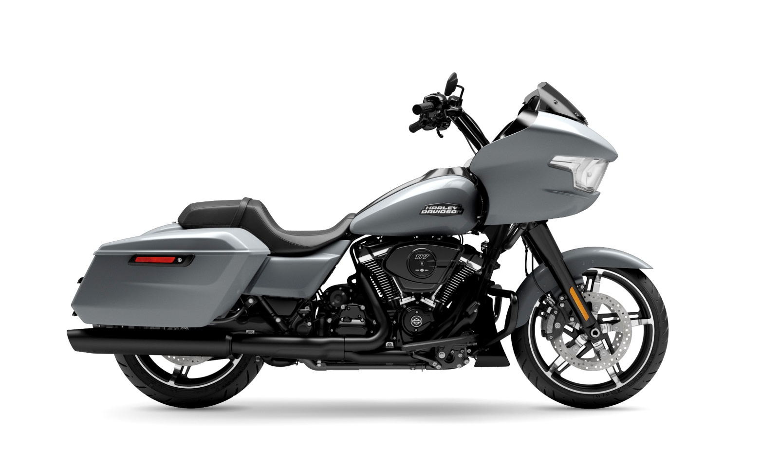 Harley Davidson 2024 Road Glide™ - Atlas Silver Metallic - Black Finish