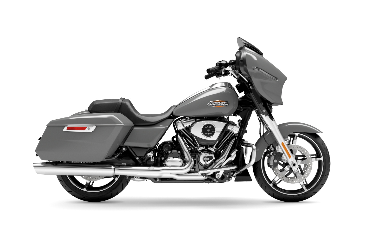 Harley Davidson 2024 Street Glide™ - Billiard Gray - Chrome Finish
