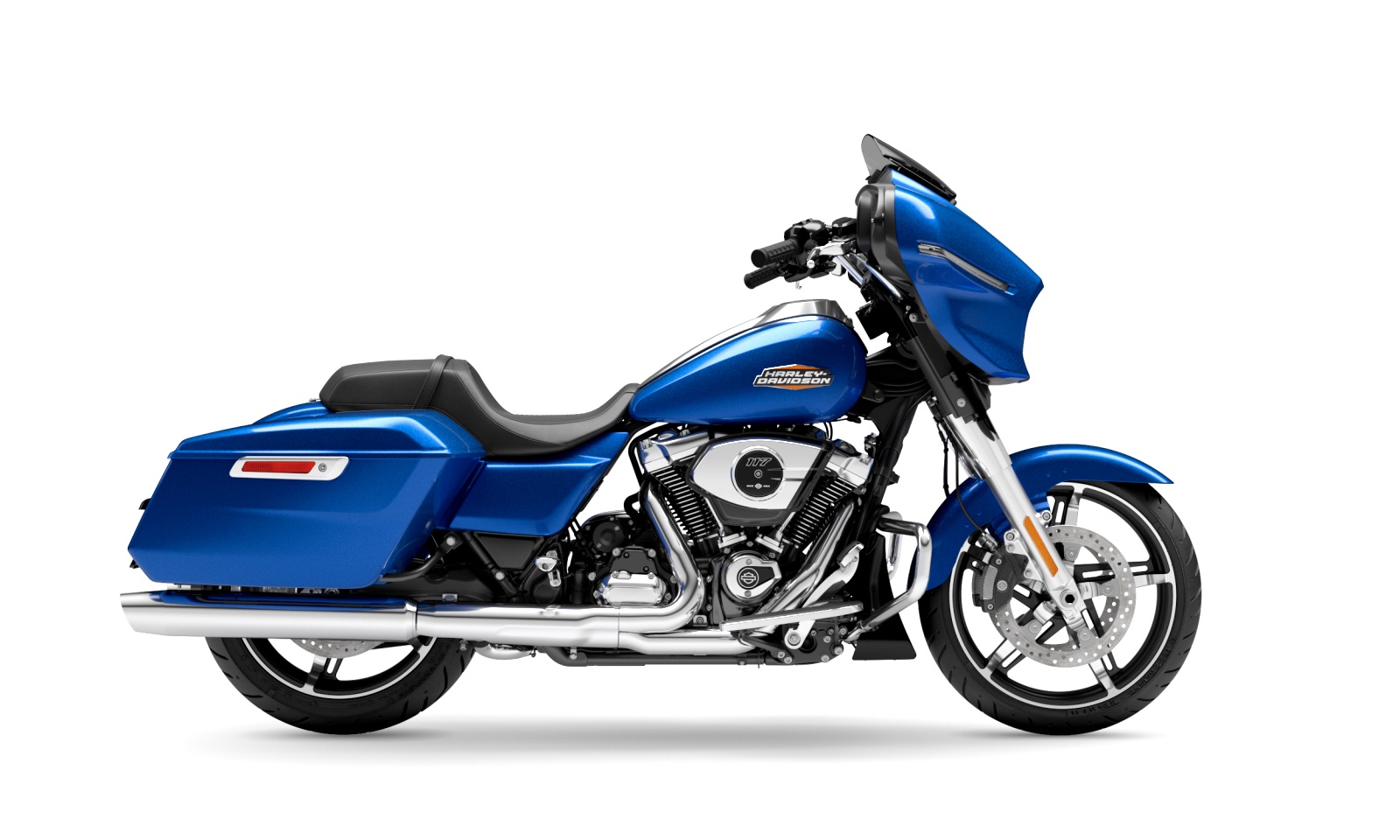 Harley Davidson 2024 Street Glide™ - Blue Burst - Chrome Finish
