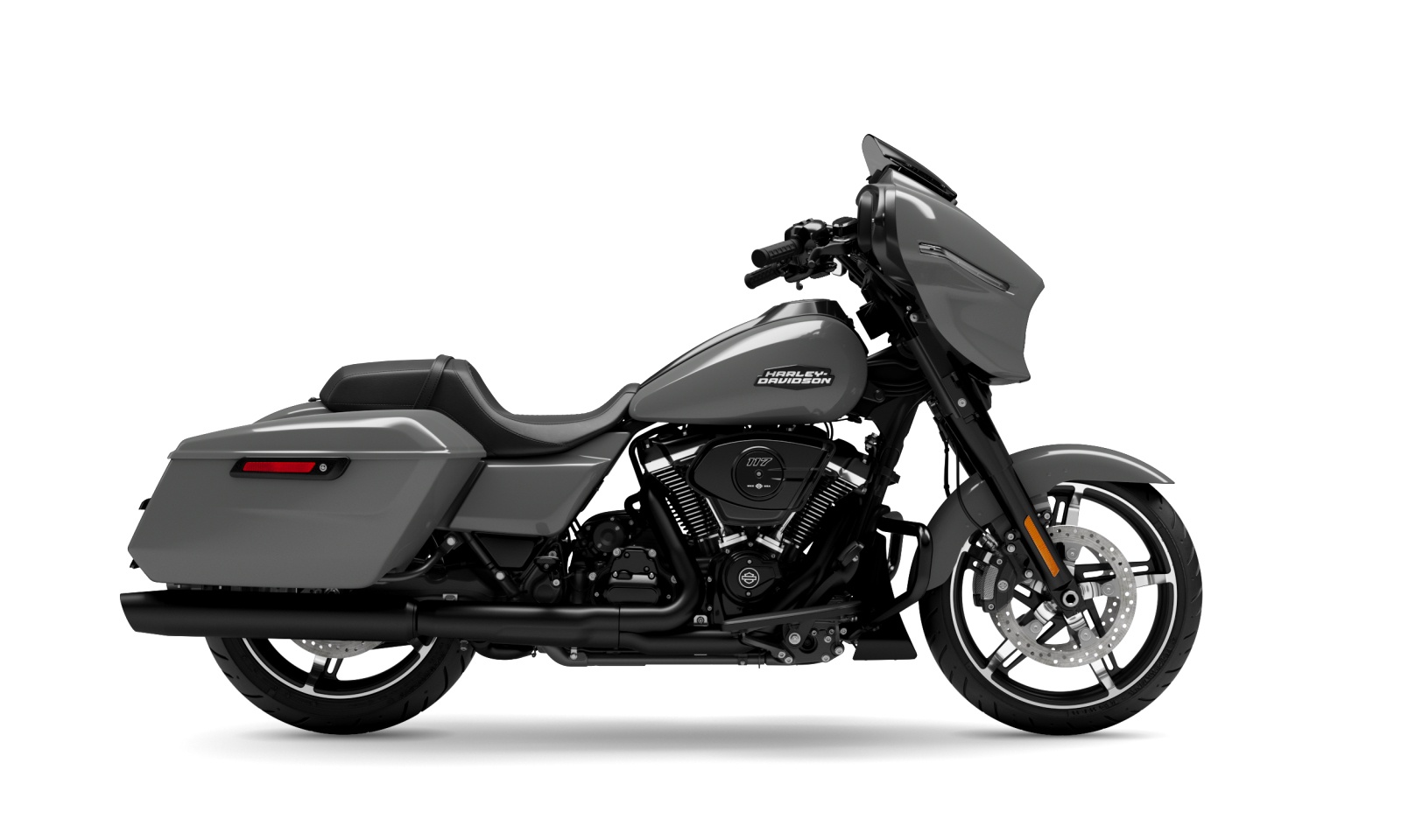 Harley Davidson 2024 Street Glide™ - Billiard Gray - Black Finish