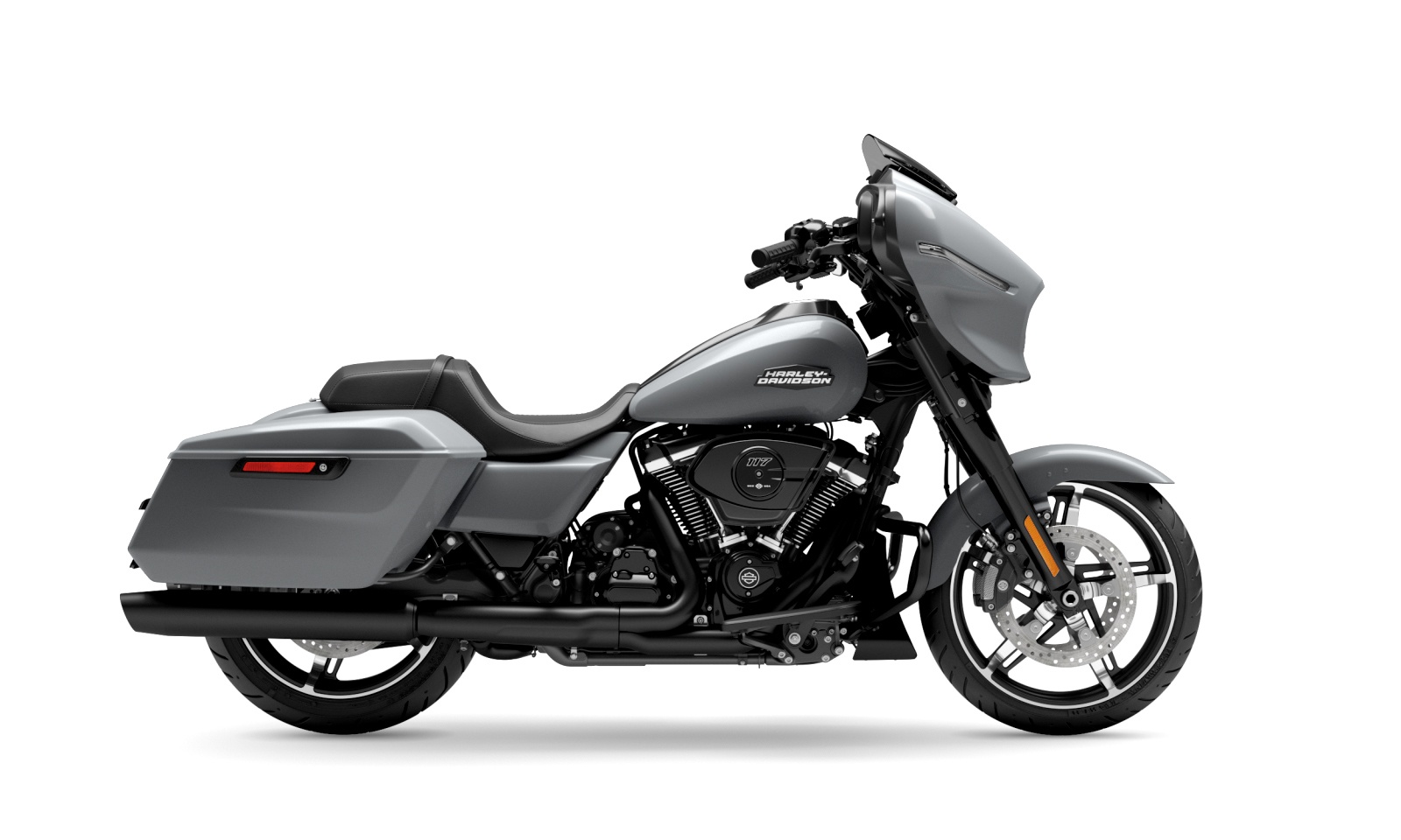 Harley Davidson 2024 Street Glide™ - Atlas Silver Metallic - Black Finish