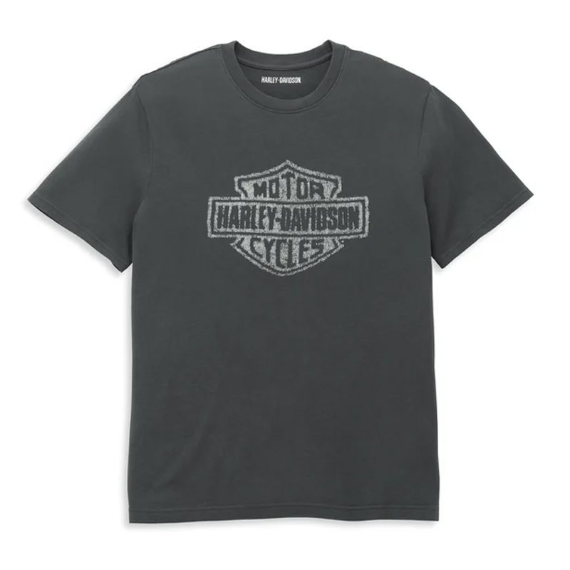Men's Distressed Bar & Shield Graphic Tee
