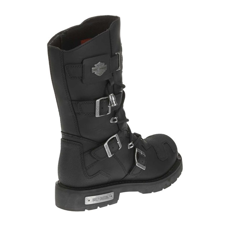 Harley-Davidson® Men's Axel 10-Inch Black Motorcycle Boots