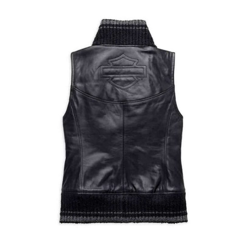 Harley-Davidson® Women's Fawnridge Leather Vest w/ Satin Lining