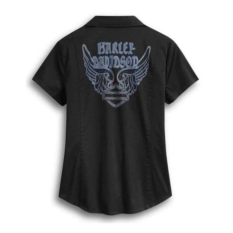 Women's Embellished Winged Shirt