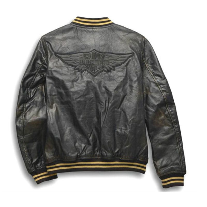 Women’s Chalette Leather Bomber Jacket