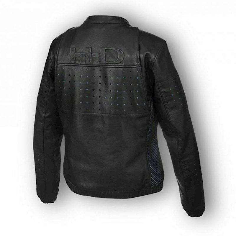 Women’s Nasua Mesh & Perforated Leather Jacket