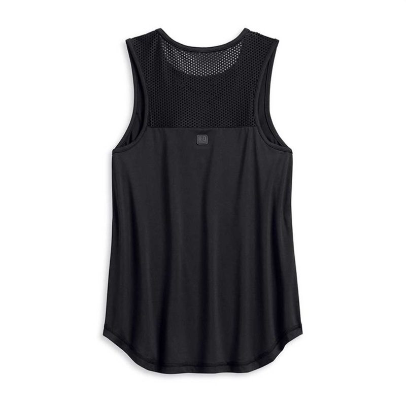 Harley-Davidson® Women's Performance Wicking Mesh Accent Tank Top