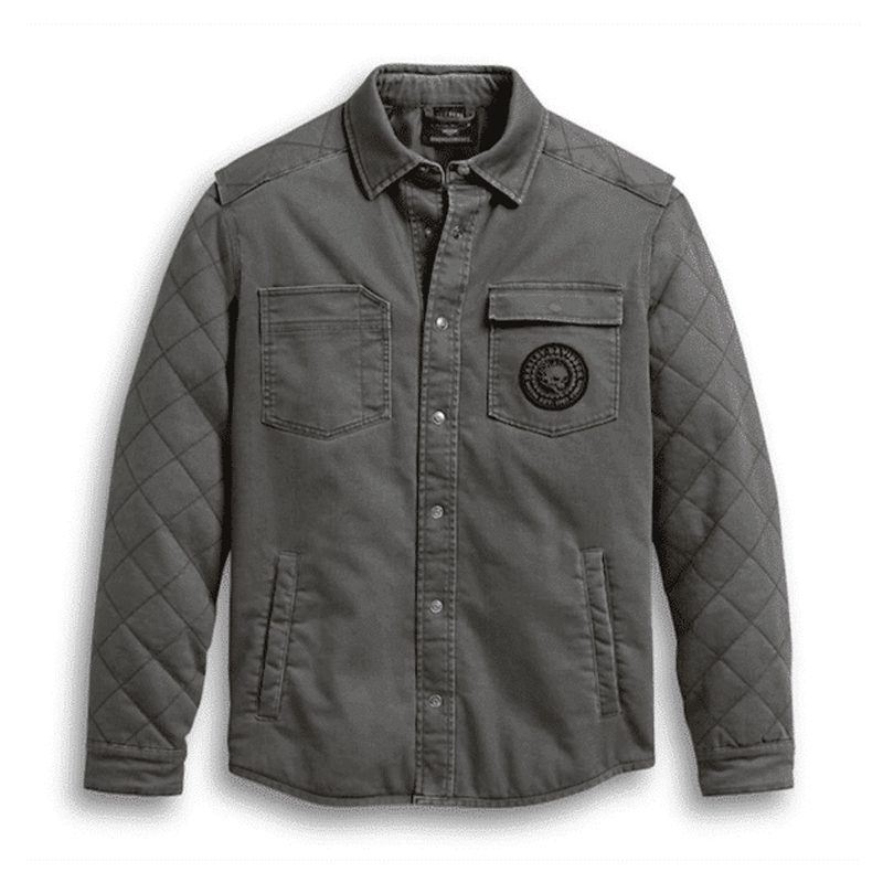 Men’s Diamond Quilted Shirt Jacket Men’s Diamond Quilted Shirt Jacket