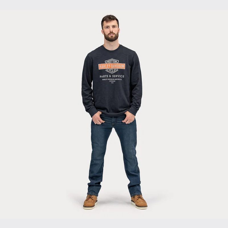 Men's Oil Can Bar & Shield Slub Jersey Graphic Tee