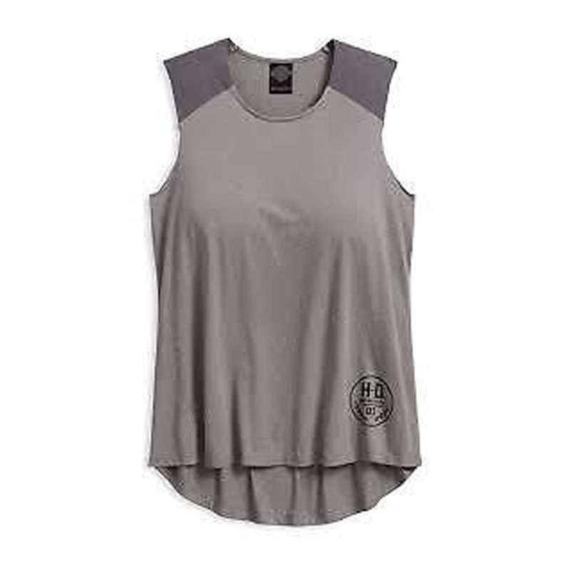 Harley Davidson Women's Contrast Shoulder Garment Tank Harley Davidson Women's Contrast Shoulder Garment Tank