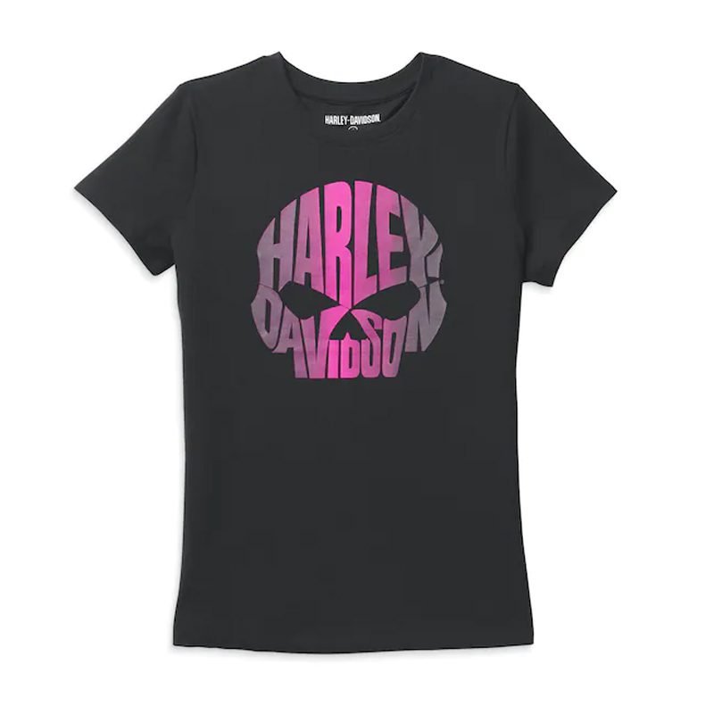 Women's Harley Davidson Skull Graphic Tee