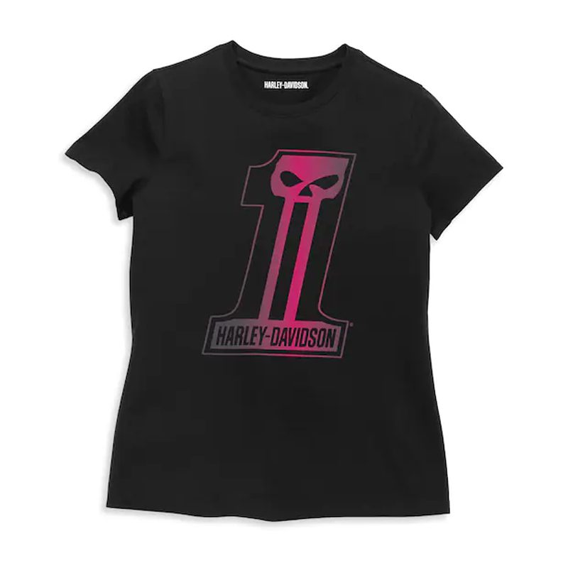 Women's #1 Skull Graphic Tee