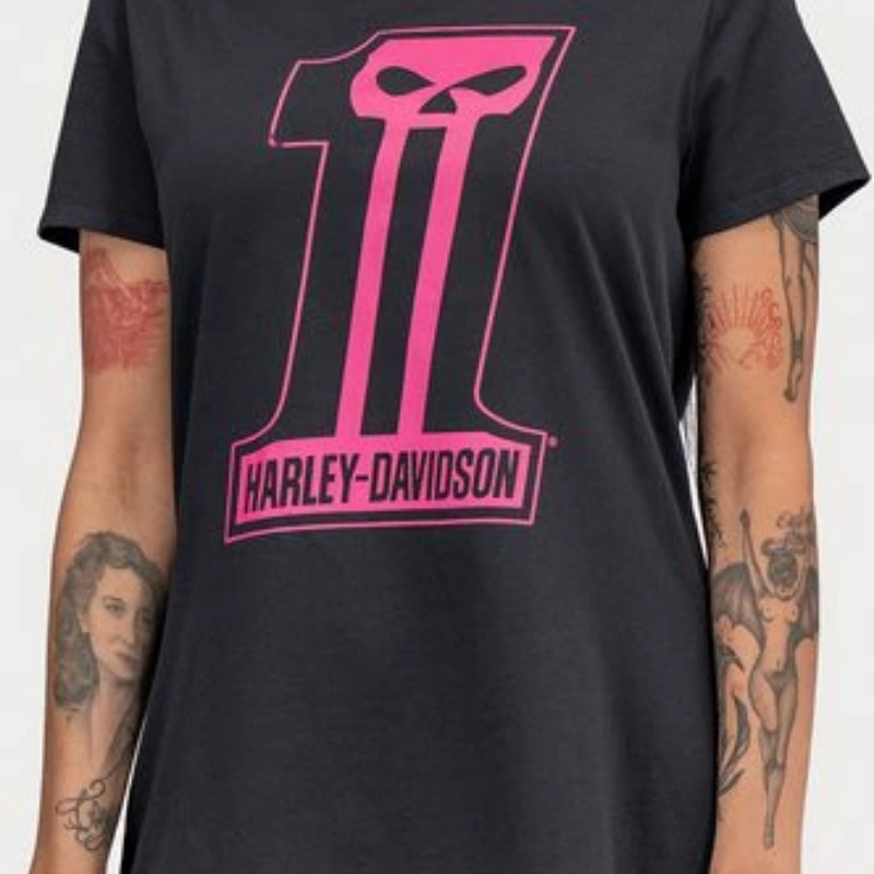 Women's #1 Skull Graphic Tee