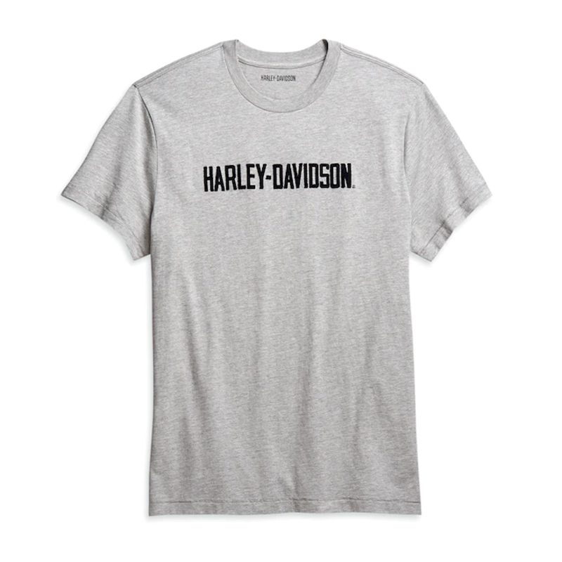 Men's Horizontal Logo Tee - Slim Fit, Grey