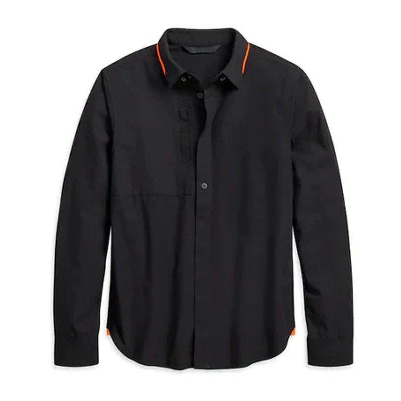 Men's Hidden Button Shirt