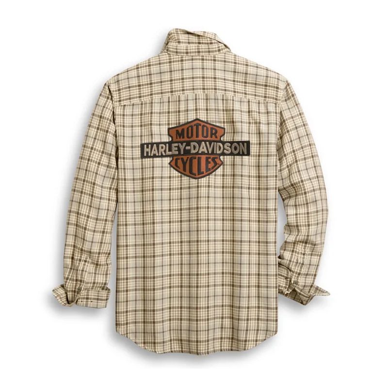 Men’s Vintage Logo Plaid Shirt