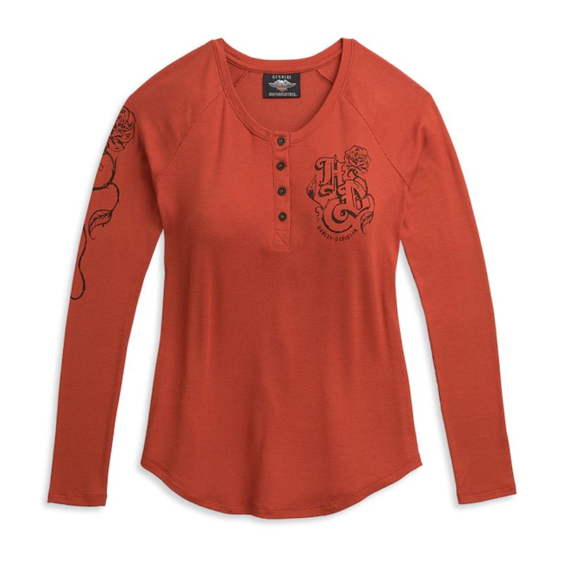 Women's Roses Henley Knit Top Women's Roses Henley Knit Top