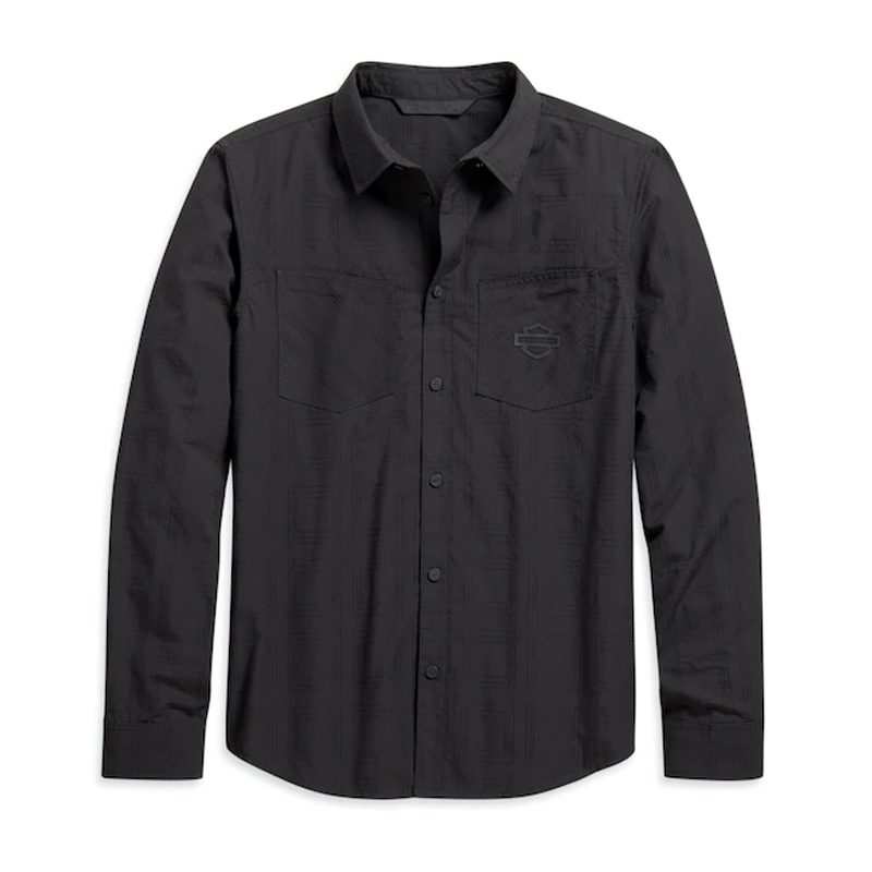 Men's Textured Woven Shirt - Slim Fit Men's Textured Woven Shirt - Slim Fit
