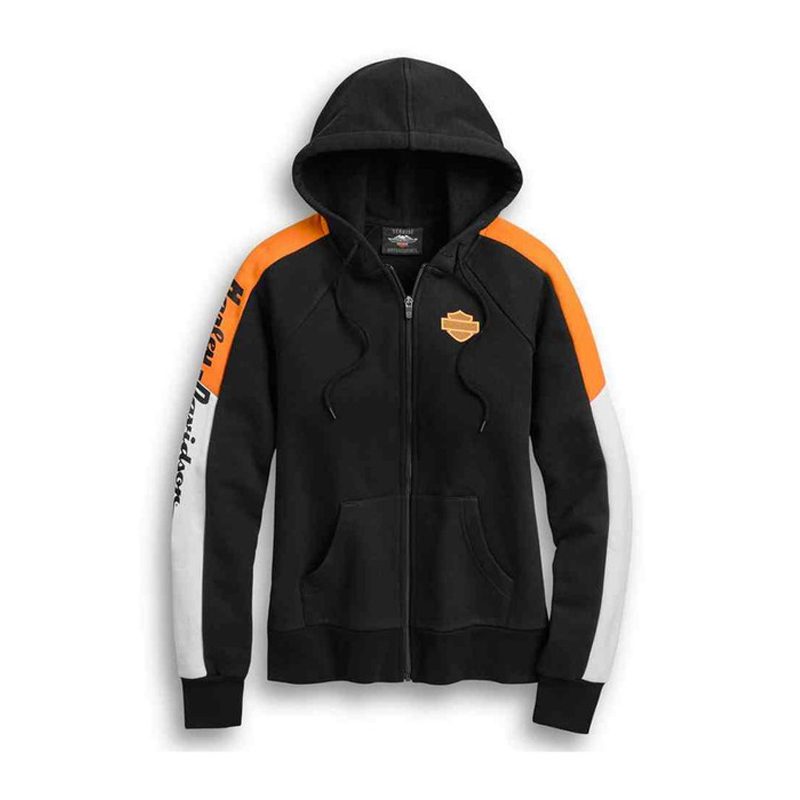 Women's Colorblock Zip-Front Hoodie Women's Colorblock Zip-Front Hoodie