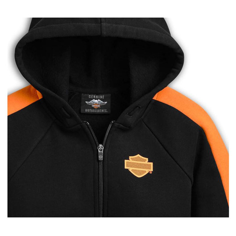 Women's Colorblock Zip-Front Hoodie