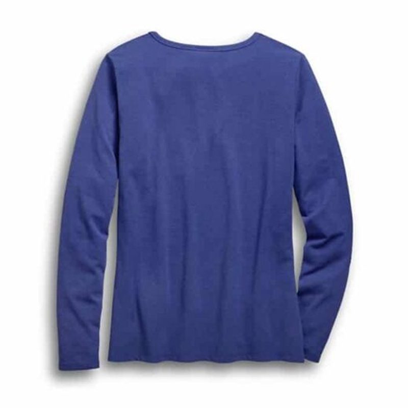 Women’s Chest Stripe Long Sleeve Tee