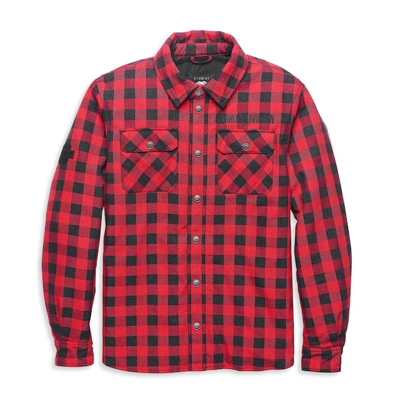 Men's Operative Flannel Riding Shirt Jacket