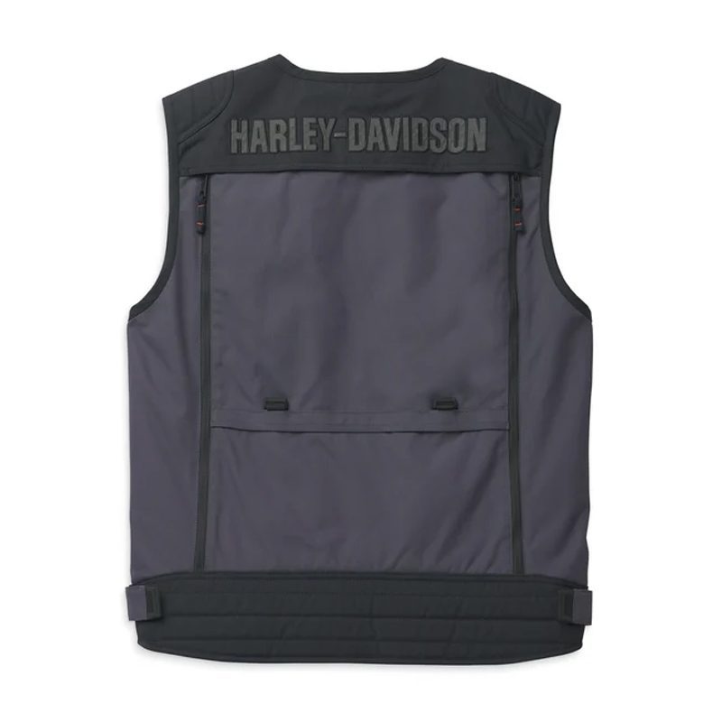 Men's Bagger Textile Riding Vest with Backpack
