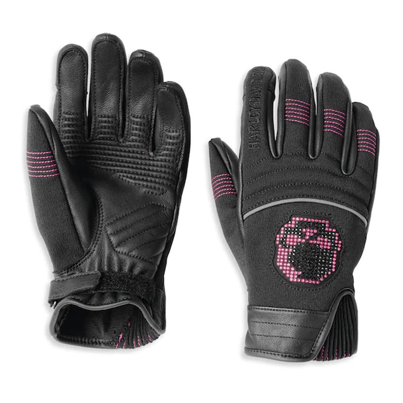 Women’s Willie G® FF Mixed Media Glove w/ Rhinestones
