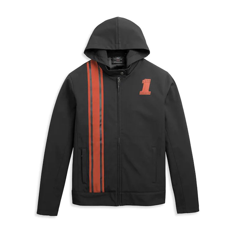 Men's #1 Logo Vertical Stripe Jacket Men's #1 Logo Vertical Stripe Jacket