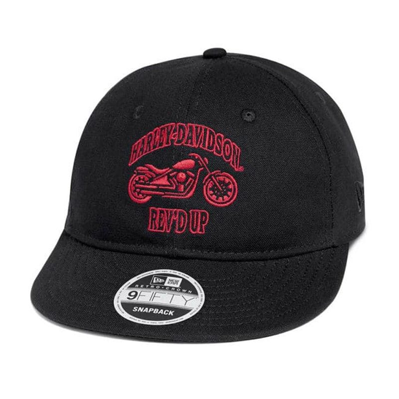 Men’s Packable Adjustable Baseball Cap, Black