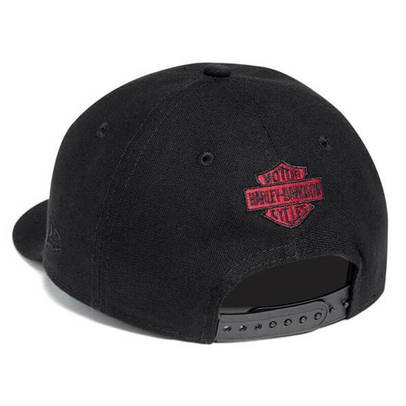 Men’s Packable Adjustable Baseball Cap, Black