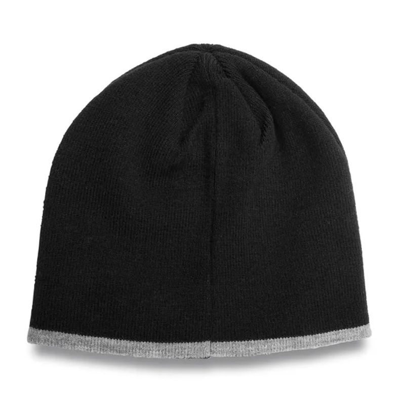 Men's Bar & Shield Two Tone Knit Hat