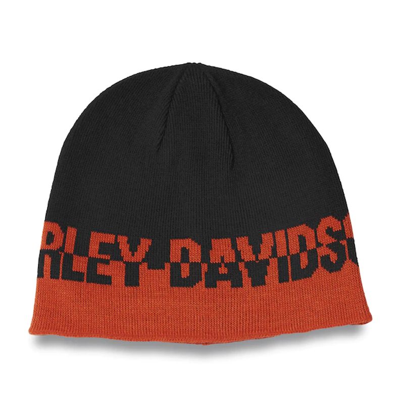 Men's Racer Font Two Tone Knit Hat Men's Racer Font Two Tone Knit Hat