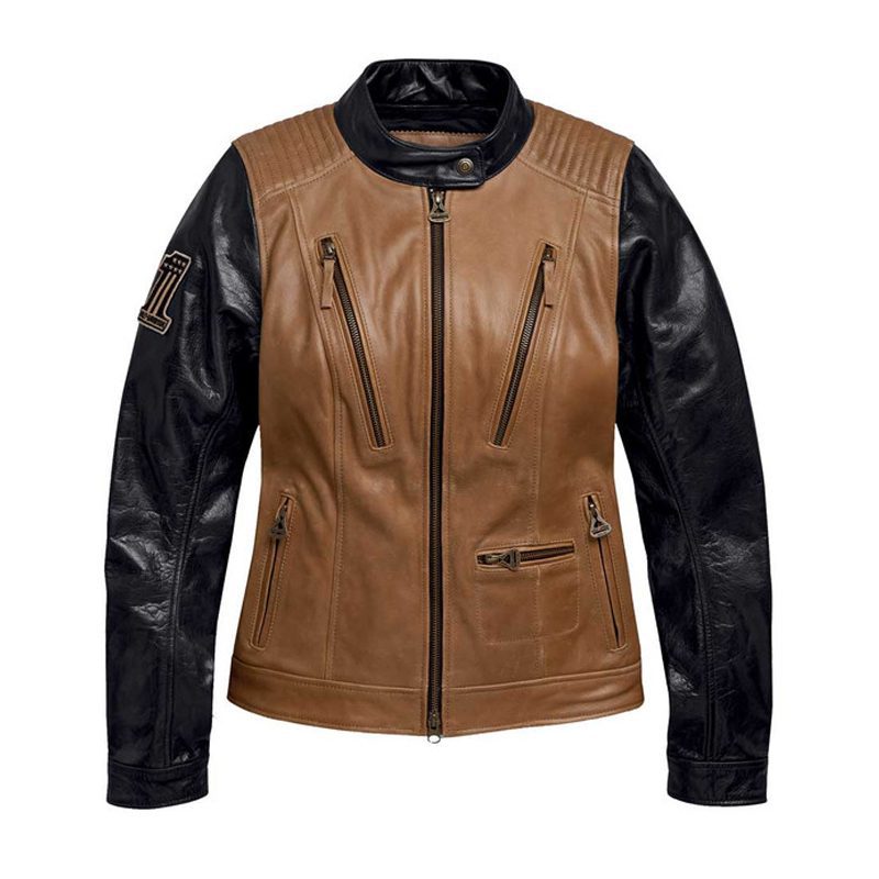 Women's Arterial Leather Jacket
