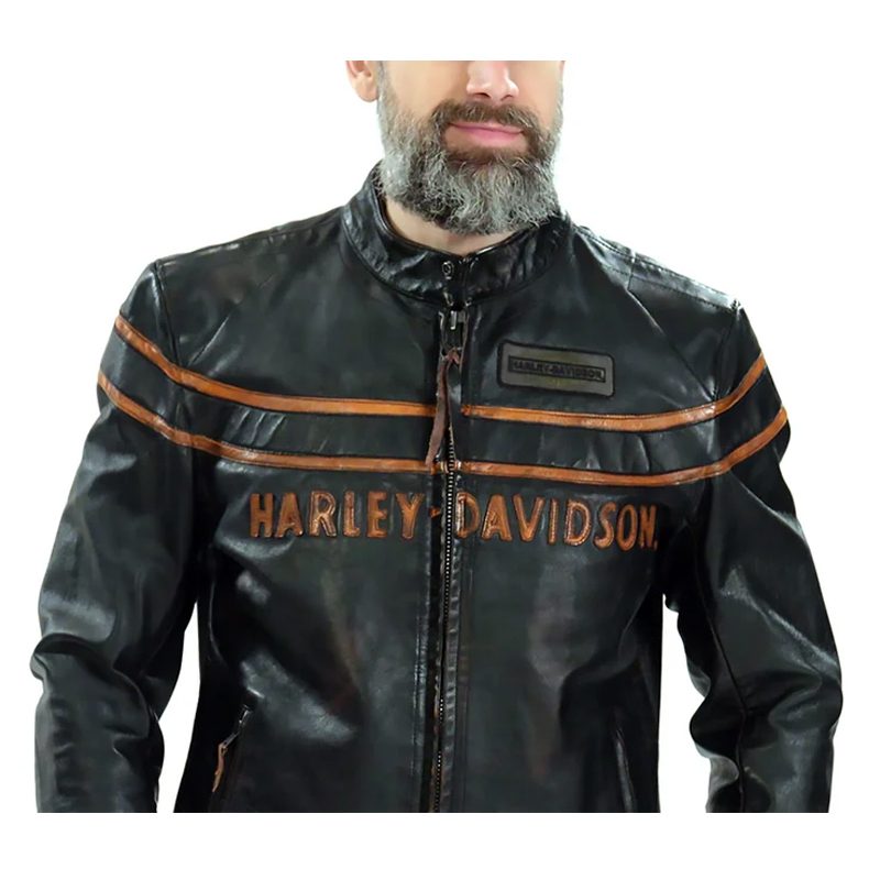 Men's Double Ton Leather Jacket