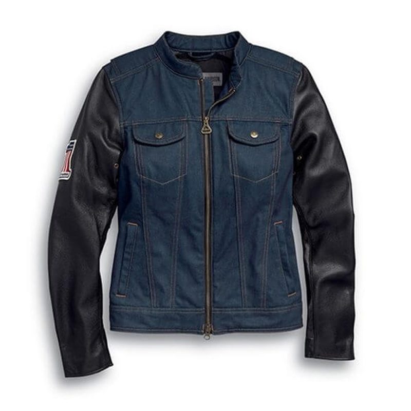 Women’s Arterial Abrasion-Resistant Denim Riding Jacket Women’s Arterial Abrasion-Resistant Denim Riding Jacket