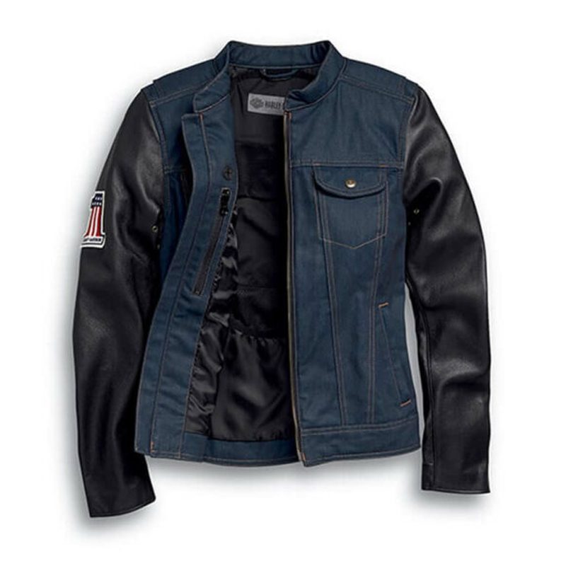 Women’s Arterial Abrasion-Resistant Denim Riding Jacket
