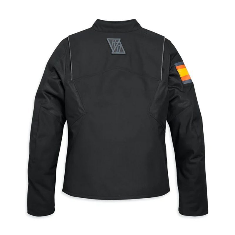 Harley-Davidson® Women's Sidari Mesh & Textile Riding Jacket - Black
