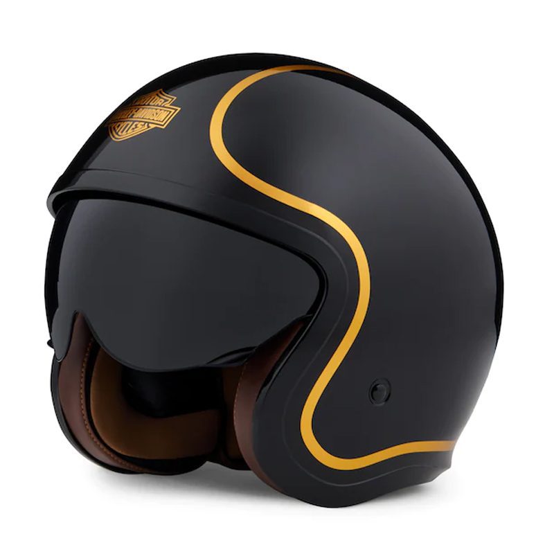 Bougie Sun Shield M06 3/4 Helmet – Gloss Black Bougie Sun Shield M06 3/4 Helmet – Gloss Black
