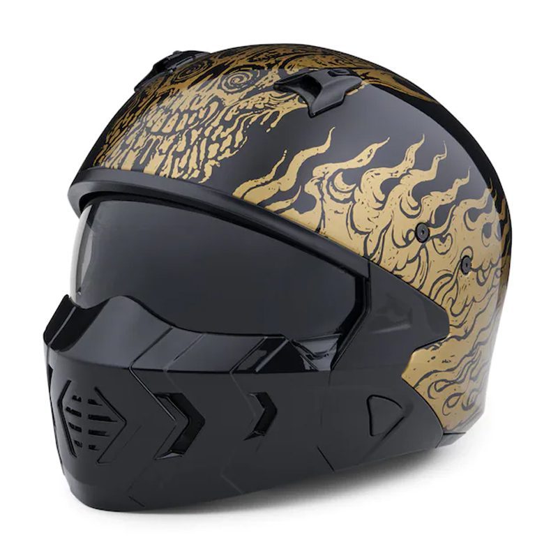 Gold USA 2 in 1 Helmet