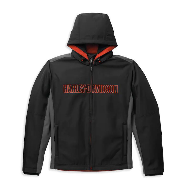 Men's Bar & Shield Hooded Softshell Jacket Men's Bar & Shield Hooded Softshell Jacket