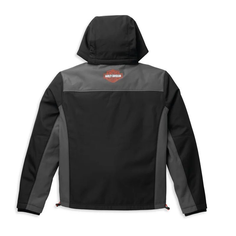 Men's Bar & Shield Hooded Softshell Jacket