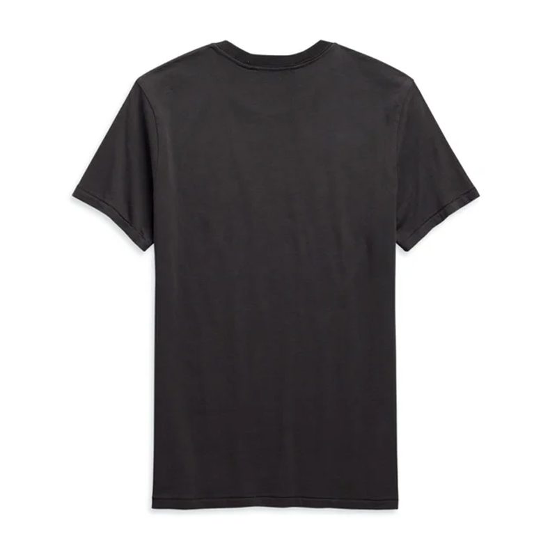 Men's Cracked Print Logo Short Sleeve Tee - Gray