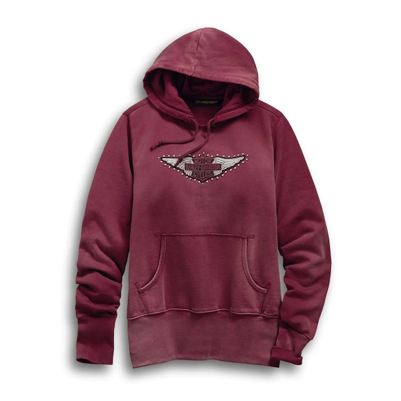 Women's Studded Wing Pullover Hoodie