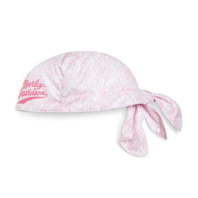 Harley-Davidson® Women's Pink Label Performance Headwrap, Pink/White Harley-Davidson® Women's Pink Label Performance Headwrap, Pink/White