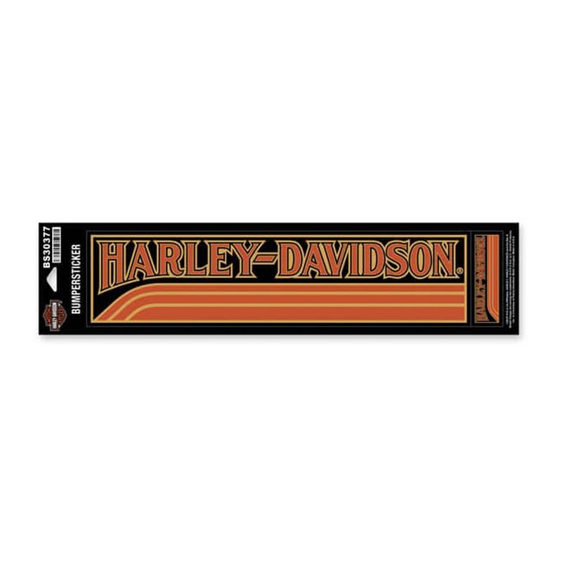 Harley-Davidson® Truck H-D Bumper Sticker, Black/Orange Harley-Davidson® Truck H-D Bumper Sticker, Black/Orange