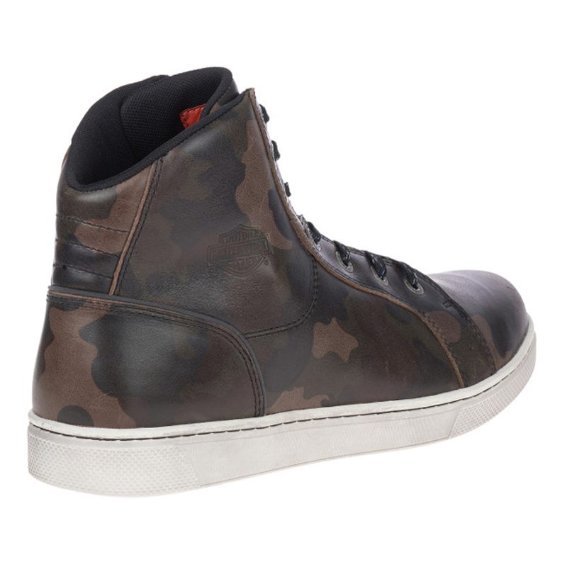 Bateman Camo Motorcycle Riding Boots